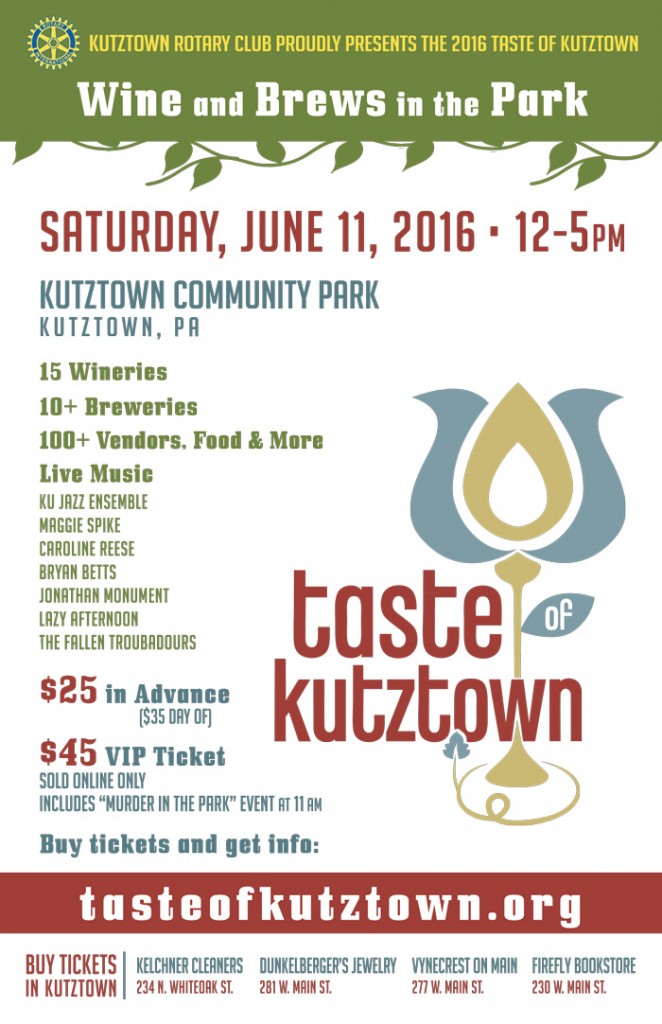 taste of Kutztown Vynecrest Vineyard & Winery